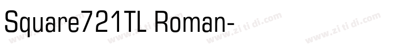 Square721TL Roman字体转换
